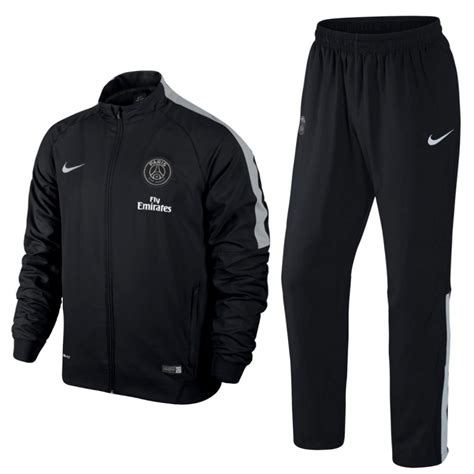 PSG Paris Saint Germain Presentation Tracksuit 2015 black - Nike ...