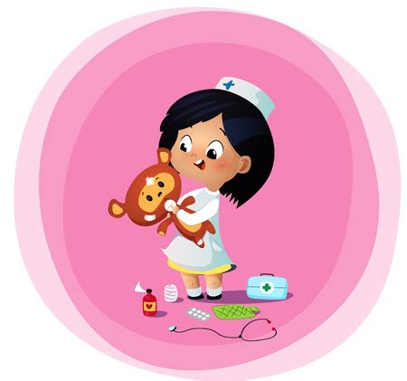 Pediatric Nurse Cartoon