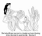 Free Baby Moses Coloring Page  Printable Pages For Kids sketch template