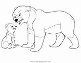 Kenai Talking To Koda Coloring Page For Kids  Free Brother Bear sketch template