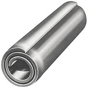 FABORY Steel Coiled Spring Pin, 2-3/4" L, Plain Fastener Finish - 41LX07|U39140.050.0275 - Grainger