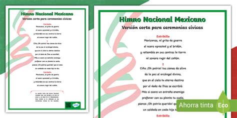 Himno Nacional Mexicano Letra