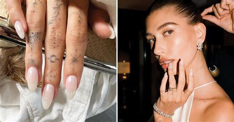 Hailey Bieber Wedding Manicure Tutorial: Chrome Wedding Nails