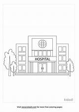 Colouring Pages Of Hospital Building Coloring sketch template