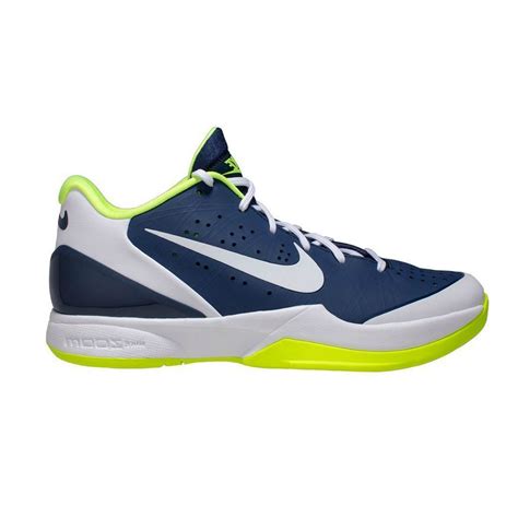 NIKE MULTISPORTS Nike AIR ZOOM HYPERATTACK - Volleyball Shoes - Men's - midnight navy/white/volt ...