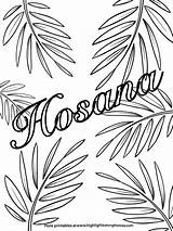 Palm Sunday  sketch template