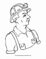 Coal Mining Coloring Pages sketch template