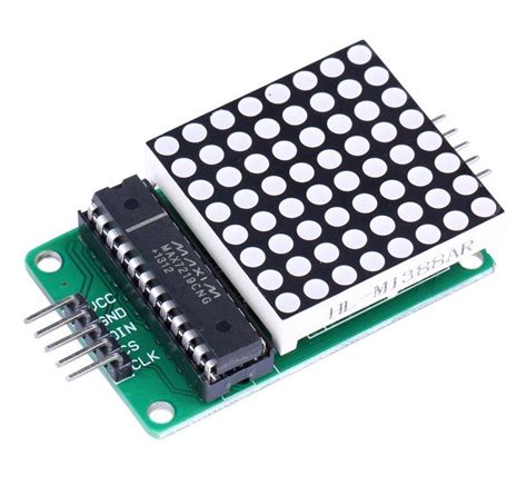 Arduino - LED Matrix display 8x8 dots (MAX7219)