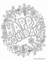 Printable Happy Holidays Coloring Pages  Portal Tribun sketch template