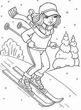 Skiing Coloring Pages Pdf Free Printable  Coloringfoldercom sketch template