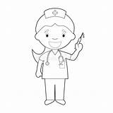 Outline Of Nurses Scrub Shirt Sketch Coloring Page sketch template