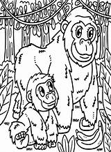 30  Gorilla Coloring Pages Free Printable PDF & Online Coloring sketch template