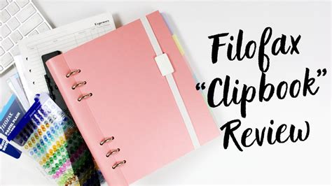 Filofax A5 Clipbook Unboxing & Giveaway (Closed) | Affordable Planner - YouTube