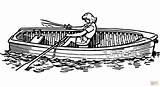 Vintage Rowboat Coloring Page  Free Printable Coloring Pages sketch template