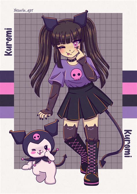 [artwork] My artwork of Kuromi : r/sanrio