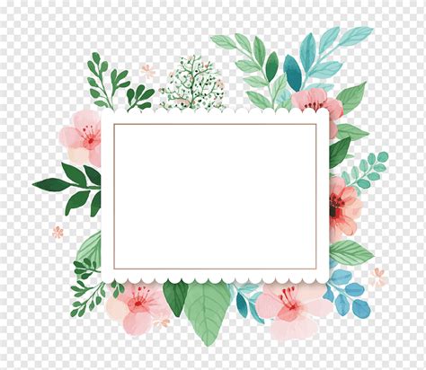 Png Bunga Kotak Hitam - Png Bunga Kotak Hitam Text Box Frame Png Gold Frame Flower Frame Floral ...