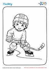 Coloring Hockey Pages sketch template