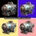 Steampunk Machine Clipart Vintage Mechanical Imagery, Perfect for Digital Art Projects Unique ...