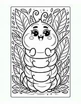 Free Caterpillar Coloring Pages For Kids sketch template
