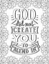 40 Inspirational Coloring Pages Christian Book  Etsy México sketch template