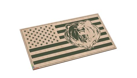 American Flag Tear Away Blank — Patriot Nation Designs
