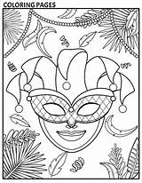 Mardi Gras Coloring Pages Printable Fun FREE For Kids — Xoxoerinsmithcom sketch template