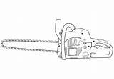 Chainsaw coloring Page  Free Printable Coloring Pages sketch template