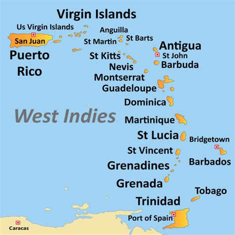 British Virgin Islands Map Showing Attractions & Accommodation