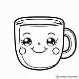 Mug Coloring Pages  Free & Printable sketch template
