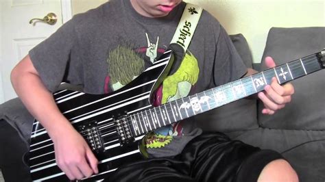 Dio Rainbow In The Dark Guitar Solo Cover (HD) - YouTube