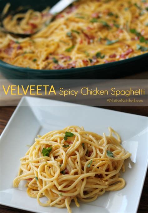 VELVEETA Spicy Chicken Spaghetti - Eat Move Make