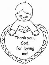 Thank You God Coloring Pages sketch template