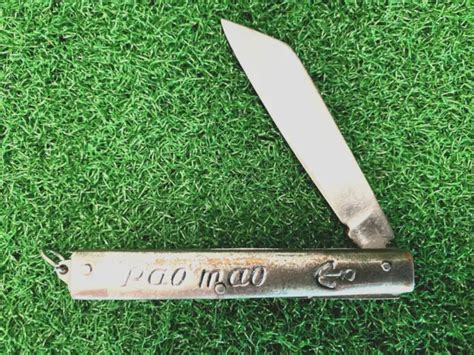 VINTAGE 1960S / 1970s Navy Anchor Symbol Folding Knife 2.5" Blade +FAST ...