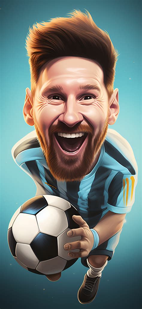 Free download Happy Lionel Messi with Ball Wallpapers Lionel Messi Wallpaper 4k [1181x2560] for ...