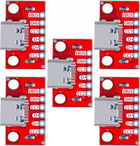 USB TYPE-C BREAKOUT Board Serial Basic Breakout Female Connector Type PCB Conver $15.34 - PicClick
