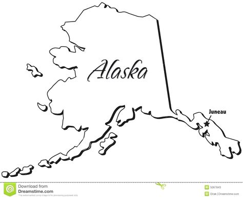 Alaska Map Outline Usa Printables Alaska State Map Ou - vrogue.co