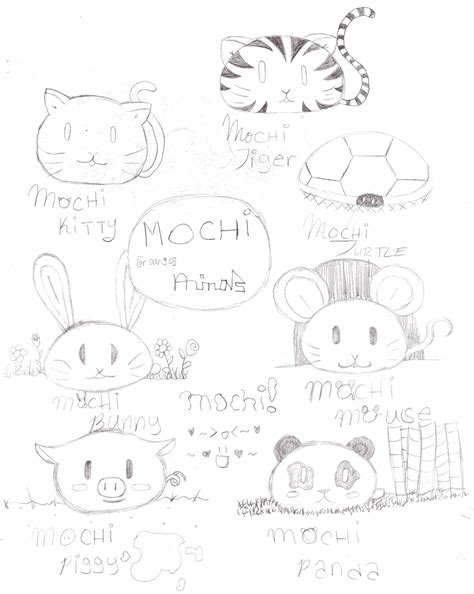 Mochi Animals by KawaiiIsMyLife on deviantART
