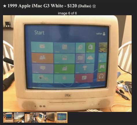 Found quite the interesting iMac G3 on Craigslist : VintageApple