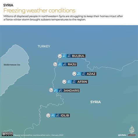 Infographic: Syria’s displaced face the wrath of winter | Infographic ...