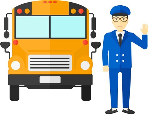 school bus driver - Clipart World