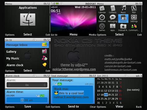 Black Mac | Nokia C3 Theme