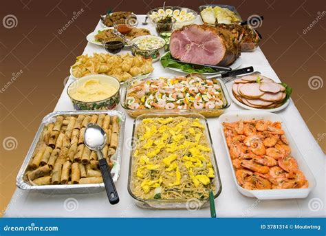 Ethnic food feast stock photo. Image of colorful, colour - 3781314