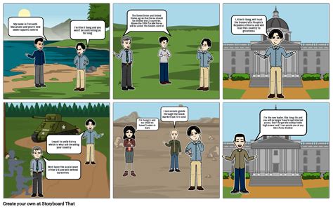 Origin Story of North Korea Storyboard by jasouth
