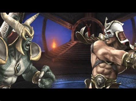 Mortal Kombat Armageddon: Onaga vs Shao Kahn - YouTube