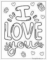 22 I Love You Coloring Pages Free PDF Printables sketch template