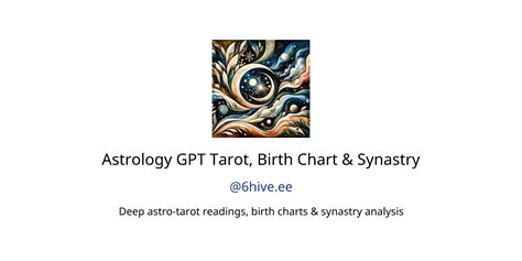 Astrology GPT Tarot, Birth Chart & Synastry GPTs author, description ...