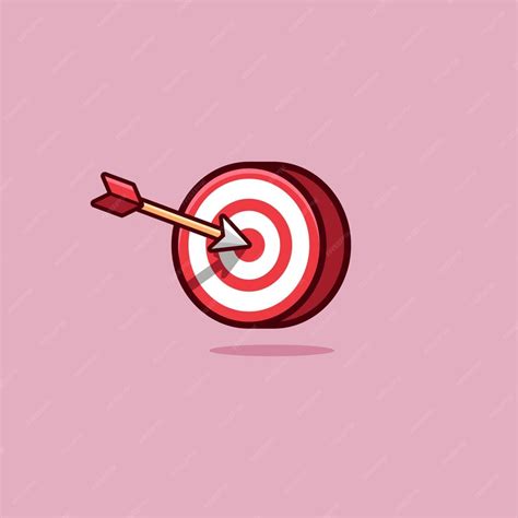 Premium Vector | Target cartoon illustration