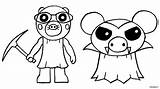 Roblox Mousy Piggy Coloring Pages sketch template