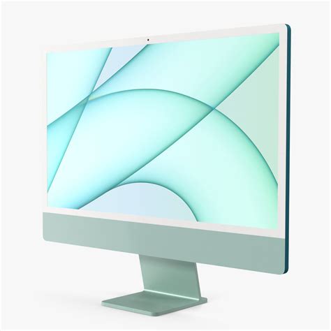 Apple iMac 2021 Green 3D Model $49 - .3ds .blend .c4d .fbx .max .ma ...