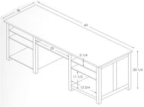 Standard Office Desk Dimensions - Best Home Office Furniture Check more at http://michael ...